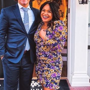 ASTR THE LABEL FLORAL DRESS